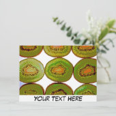  kiwi-vruchtenmoten kaart (Staand voorkant)