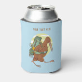 Kiwi wandelen tramping blikjeskoeler (Blikje Achterkant)