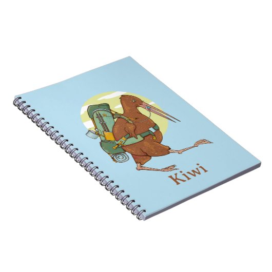 Kiwi wandelen tramping notitieboek (Rechterzijde)