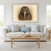 Kiwi Waterverf Portret Poster