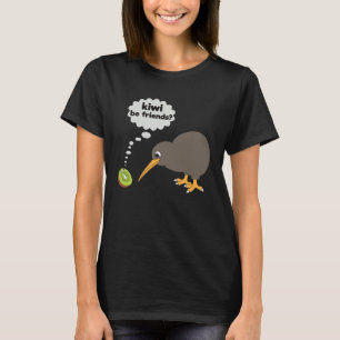 Kiwi Wees Vrienden Knuffel Kiwi Vogel En Kiwi Frui T-shirt