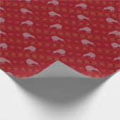 Kiwi Xmas Cadeaupapier (Hoek)