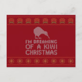 Kiwi Xmas Feestdagenkaart (Voorkant)