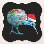 KIWI XMAS PAUA KARTONNEN ONDERZETTERS (Voorkant)
