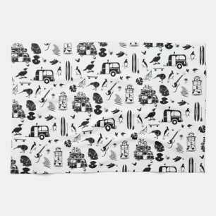 kiwi zomerpatroon TRANS Theedoek