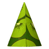 Kiwi's: donkergroen. feesthoedjes (Achterkant)