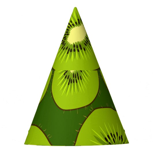 Kiwi's: donkergroen. feesthoedjes (Voorkant)