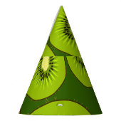 Kiwi's: donkergroen. feesthoedjes (Links)