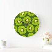 Kiwi's: donkergroen. grote klok (Huis)