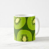 Kiwi's: donkergroen. koffiemok (Voorkant rechts)