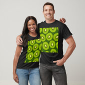 Kiwi's: donkergroen. t-shirt (Unisex)