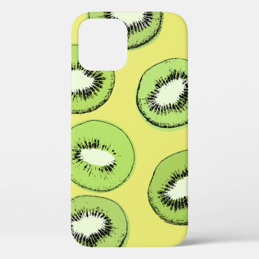 Kiwi's naadloos patroon, achtergrond met kiwi's Case-Mate iPhone case (Achterkant)