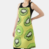 Kiwi's naadloos patroon, achtergrond met kiwi's schort (Insitu)