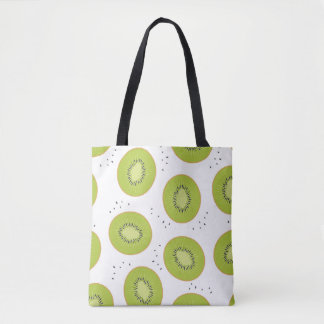 Kiwi's plakjes, naadloze illustratie. tote bag