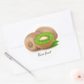 Kiwi's Ronde Sticker (Envelop)