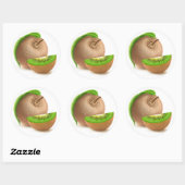 Kiwi's Ronde Sticker (Vel)