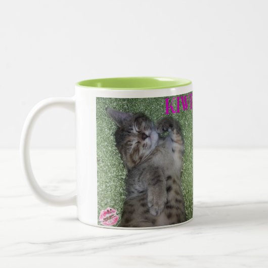 Kiwi's Smile Coffee Mok (Links)