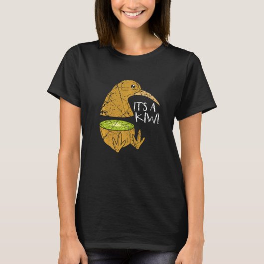 Kiwi's voor vogels t-shirt (Voorkant)