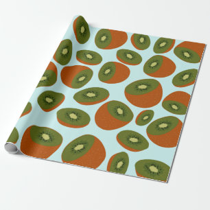 Kiwivruchten Pattern Cadeaupapier