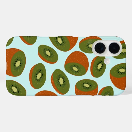 Kiwivruchten Pattern Case-Mate iPhone Case (Achterkant (horizontaal))