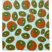 Kiwivruchten Pattern Douchegordijn (Voorkant)