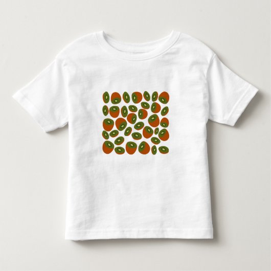 Kiwivruchten Pattern Kinder Shirts (Voorkant)