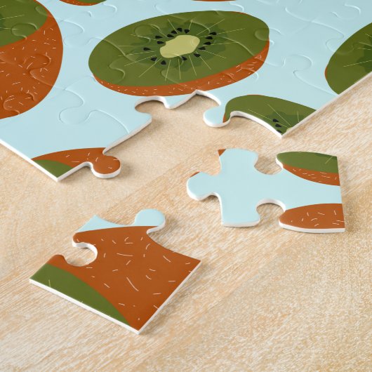Kiwivruchten Pattern Legpuzzel (Zijkant)