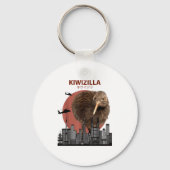 Kiwizilla Funny Kiwi _ New Zealand Bird Lovers Gif Sleutelhanger (Voorkant)