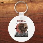 Kiwizilla Funny Kiwi _ New Zealand Bird Lovers Gif Sleutelhanger (Voorkant)