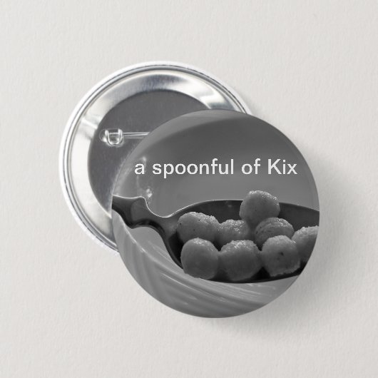 Kix-granen Ronde Button 5,7 Cm (Voorkant /achterkant)