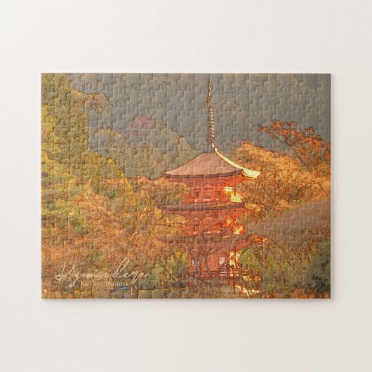 Kiyomizu-dera (Koyasu Pagoda) Legpuzzel (Horizontaal)