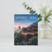 Kiyomizu-dera Tempel Japan Briefkaart (Staand voorkant)