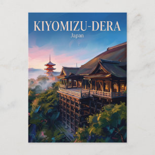 Kiyomizu-dera Tempel Japan Briefkaart
