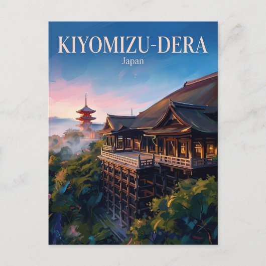 Kiyomizu-dera Tempel Japan Briefkaart (Voorkant)