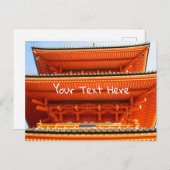 Kiyomizu-dera tempel, Kyoto, Japan Briefkaart (Voorkant / Achterkant)