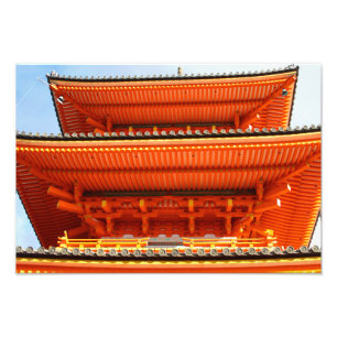 Kiyomizu-dera tempel, Kyoto, Japan Foto Afdruk