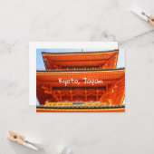 Kiyomizu-dera tempel, Kyoto, Japan Kaart (Voorkant / Achterkant in situ)