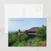Kiyomizu-dera Temple Kyoto Japan Briefkaart (Voorkant / Achterkant)