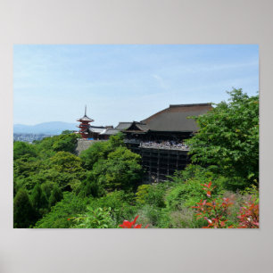Kiyomizu-dera Temple Kyoto Poster Japan