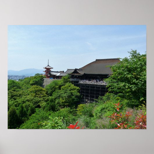 Kiyomizu-dera Temple Kyoto Poster Japan (Voorkant)