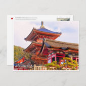 Kiyomizu-dera (Three-storied pagoda) Briefkaart (Voorkant / Achterkant)
