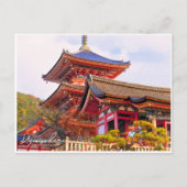 Kiyomizu-dera (Three-storied pagoda) Briefkaart (Voorkant)