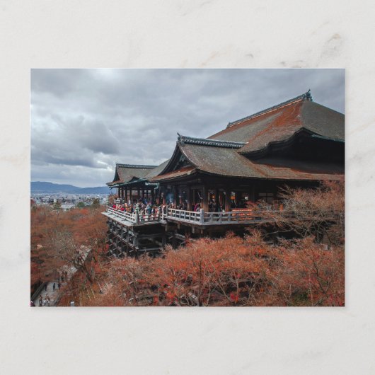 Kiyomizu-dera van Kyoto Briefkaart (Voorkant)
