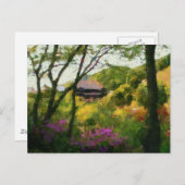 Kiyomizu-tempel in de lente briefkaart (Voorkant / Achterkant)
