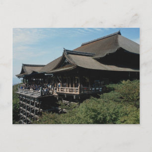 Kiyomizu Temple, een van de belangrijkste attracti Briefkaart