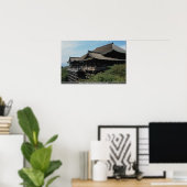Kiyomizu Temple, een van de belangrijkste attracti Poster (Thuiskantoor)