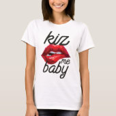 Kiz me baby t-shirt (Voorkant)
