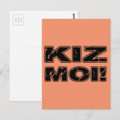 Kiz Moi. Kizomba French Briefkaart (Voorkant / Achterkant)