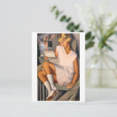 Kizette en Roos | Tamara de Lempicka | Briefkaart (Staand voorkant)