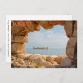 Kizkalesi, Turkije-kaart (Voorkant / Achterkant)